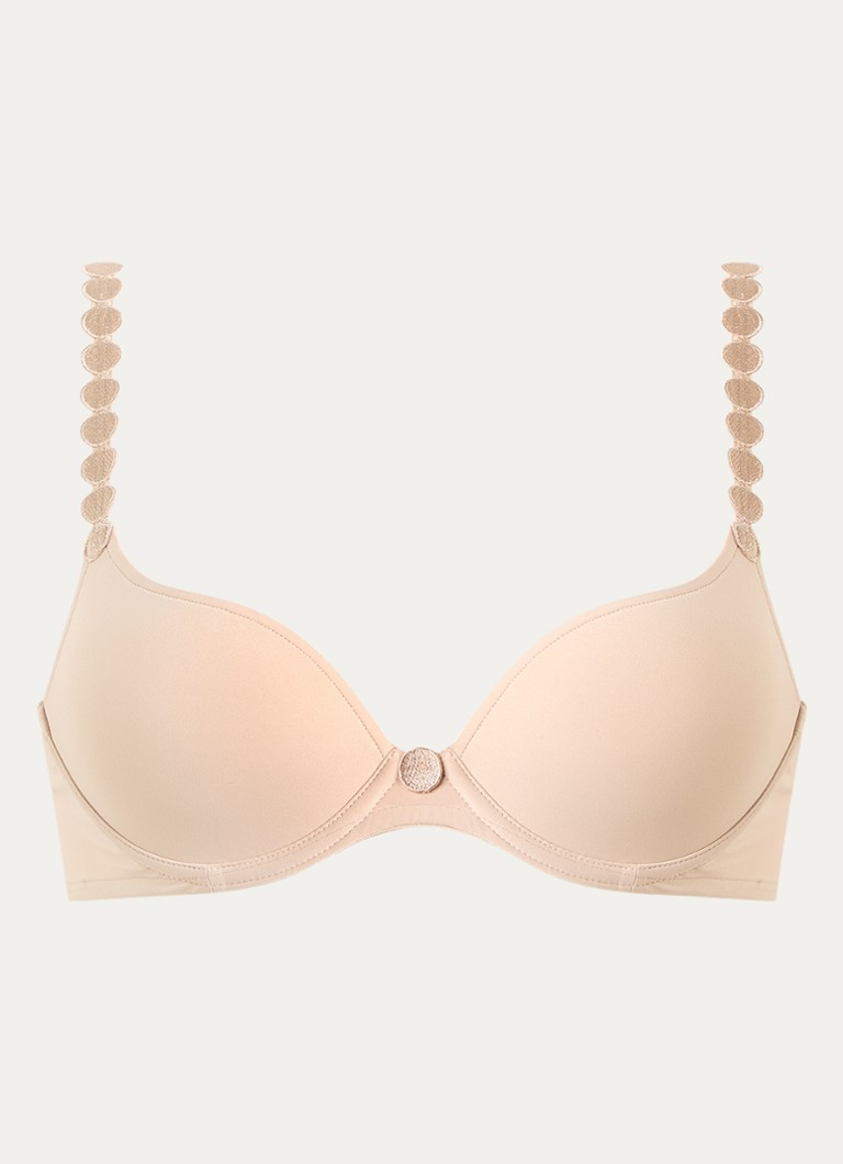 Marie Jo Dames Tom voorgevormde beugel bh met borduring in de kleur Beige