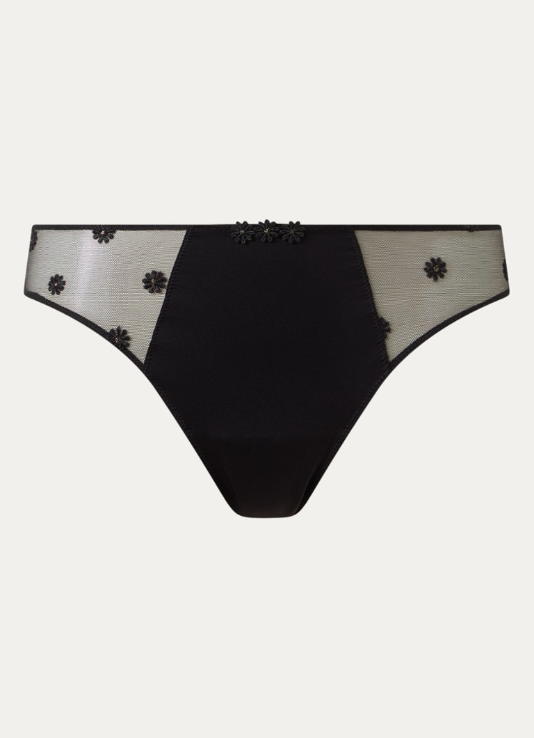 Marie Jo Dames Daisy slip met mesh in de kleur Zwart