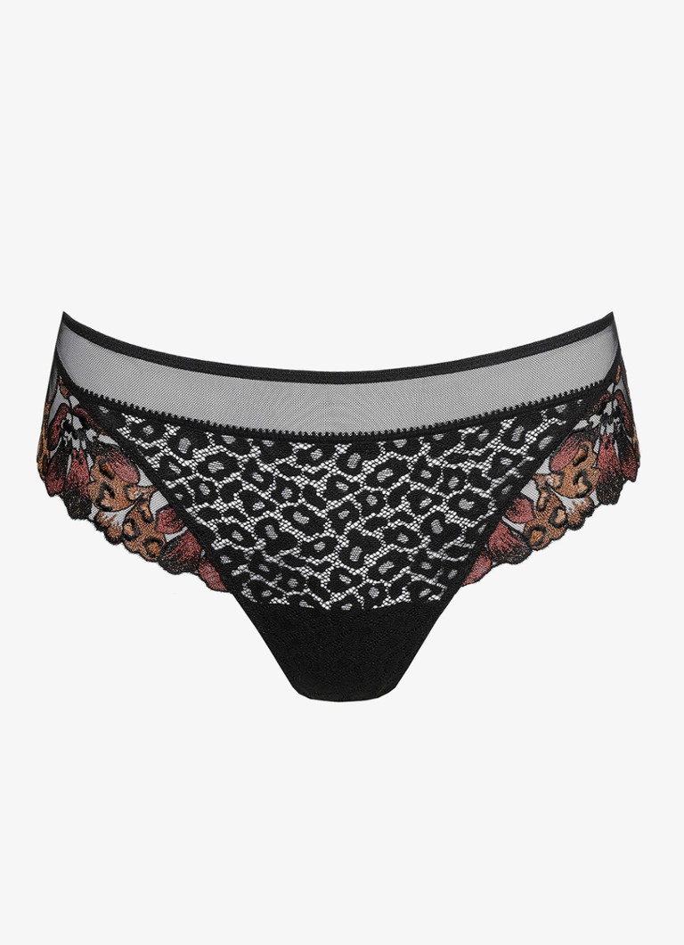 Marie Jo Dames Juliane string met kant in de kleur Zwart