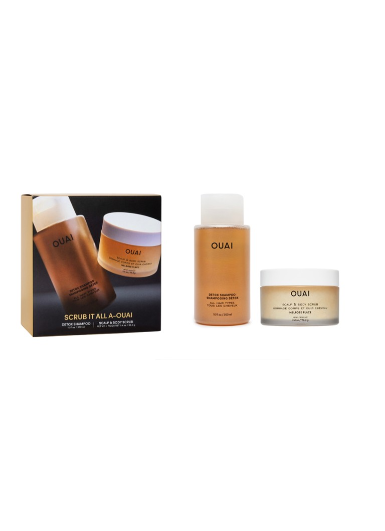 OUAI Scrub It All A-Ouai - verzorgingsset 300ML+96,4G Cadeausets - Deal