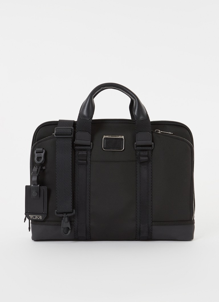 TUMI Alpha Bravo Academy businesstas met 15 inch laptopvak Zwart - Deal