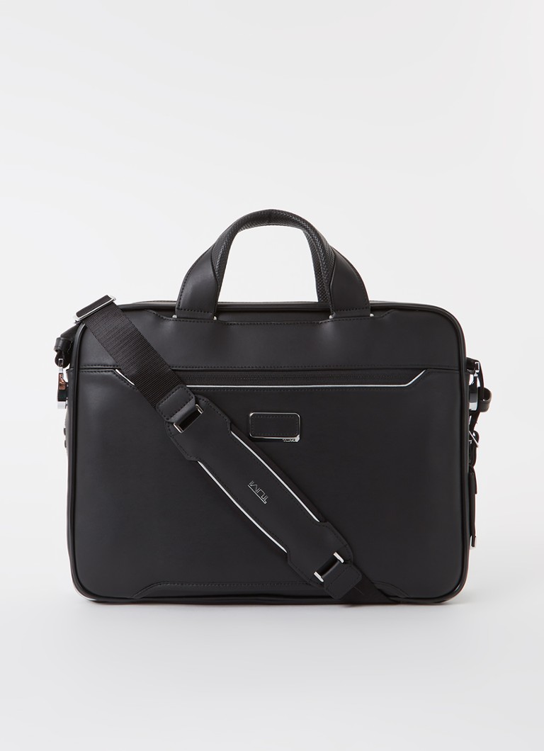 TUMI Arrivé Sadler businesstas met 15 inch laptopvak Zwart - Deal