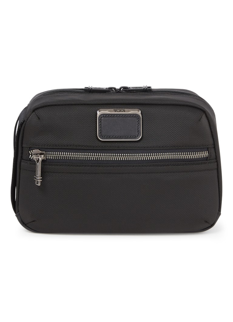 TUMI Alpha Bravo Response toilettas met logo detail Zwart - Deal