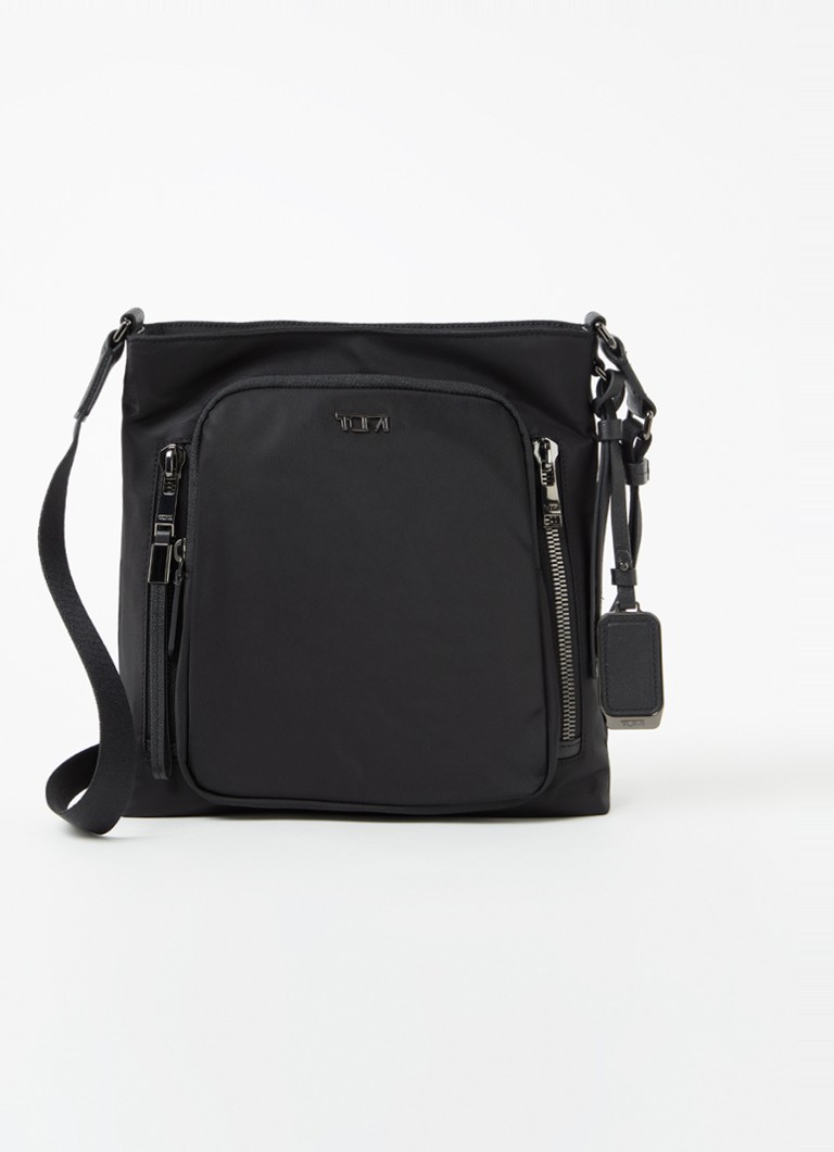TUMI Voyageur Tyler crossbodytas met leren details Zwart - Deal