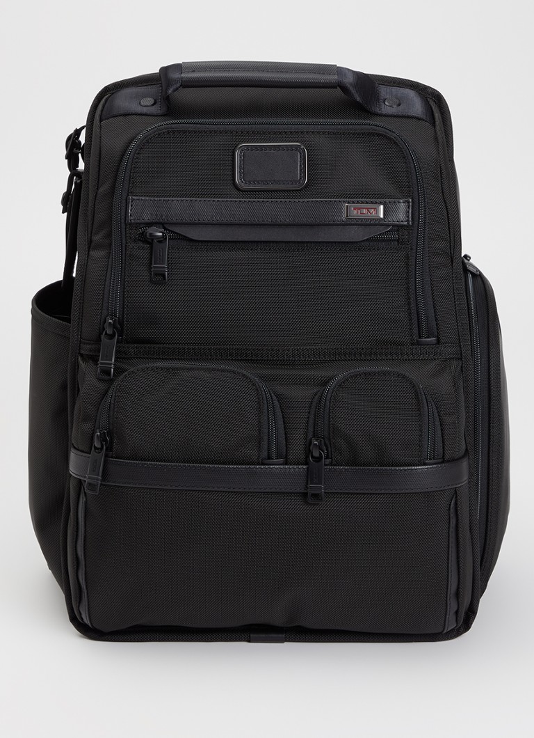 TUMI Alpha 3 Compact Brief Pack rugzak met 15 inch laptopvak Zwart - Deal