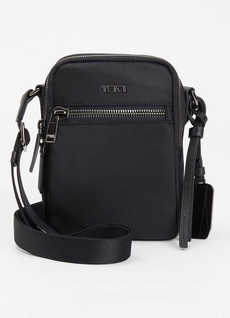 TUMI Voyageur Persia crossbodytas van nylon met leren details Zwart - Deal