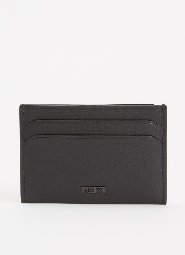 TUMI Nassau Slim pasjeshouder van leer Zwart - Deal