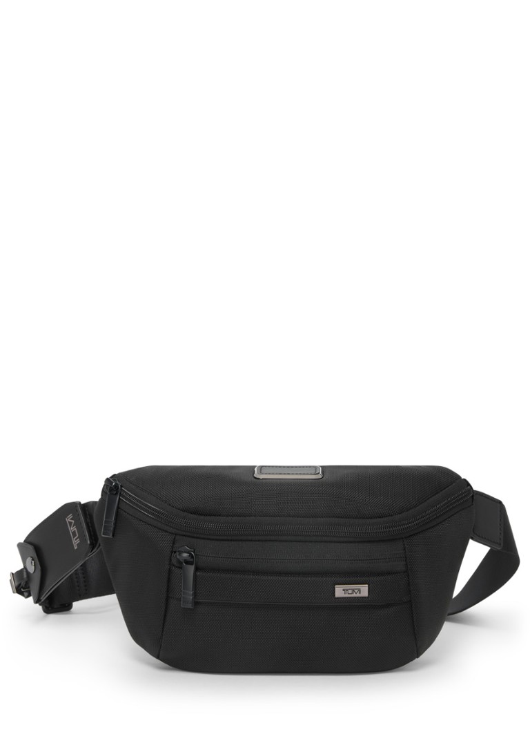 TUMI Sling heuptas met leren details Zwart - Deal
