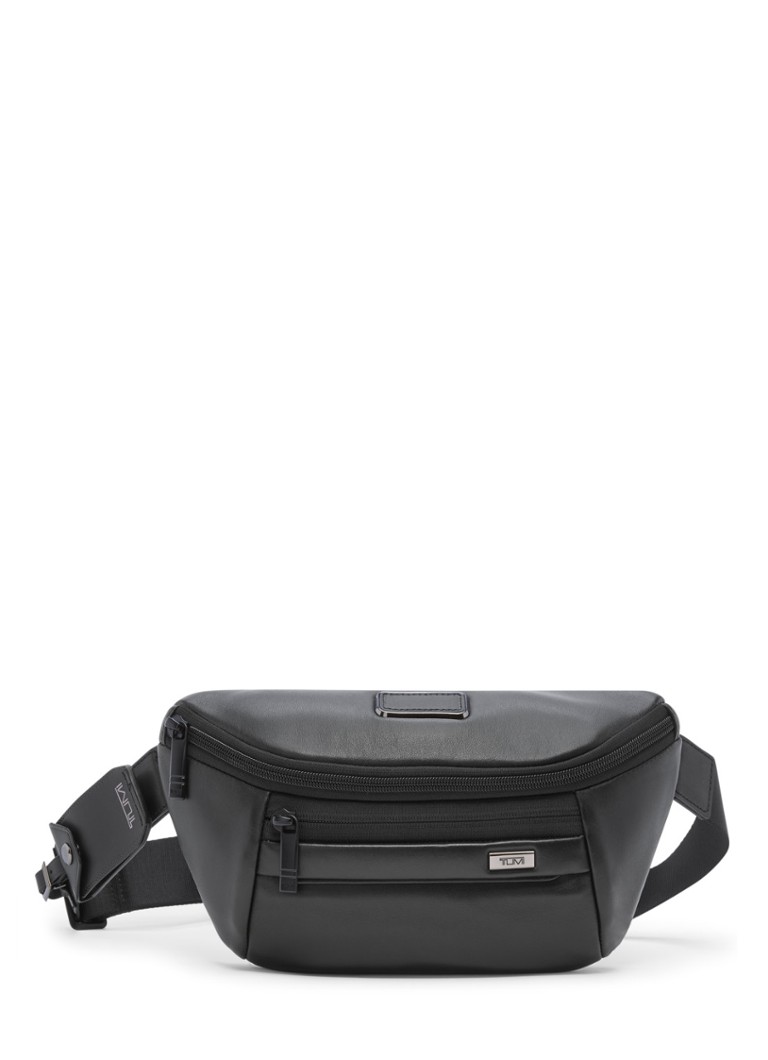 TUMI Sling heuptas van leer Zwart - Deal