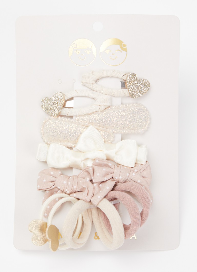 Mimi & Lula Meisjes My First Hair Accessoires haarclips en haarelastiekjes in 14-pack