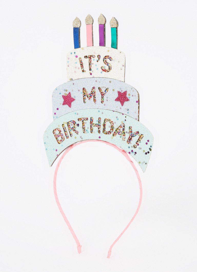 Mimi & Lula Meisjes Birthday Cake haarband in de kleur Multicolor, maat: ONE SIZE