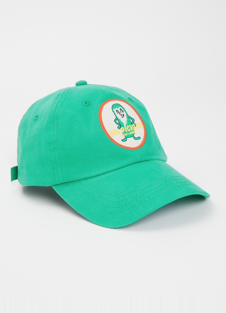 BOBO CHOSES Meisjes Mr Pickles Patch pet met borduring in de kleur Groen, maat: 54