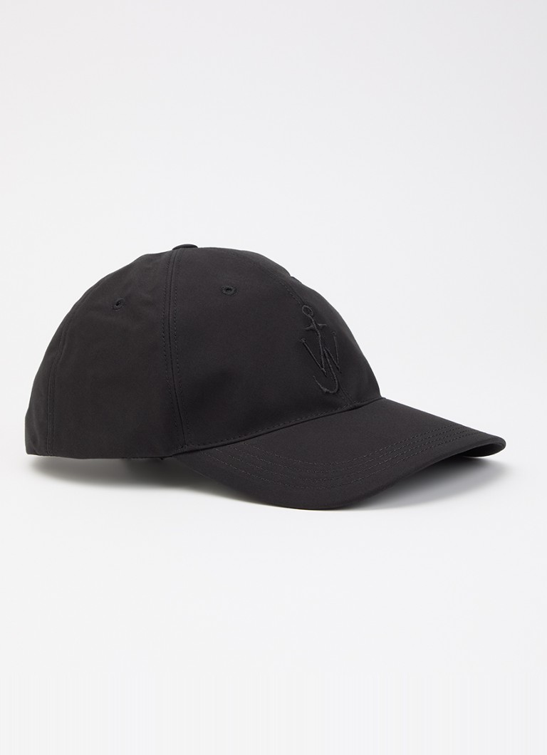 J.W. Anderson Heren Pet met logoborduring en details van kalfsleer in de kleur Zwart, maat: OS