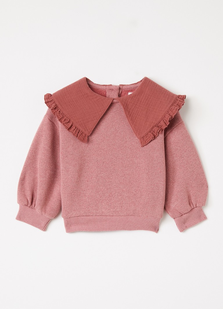 Play Up Meisjes Sweater met kraag in de kleur Ivoor, maat: 36M=98