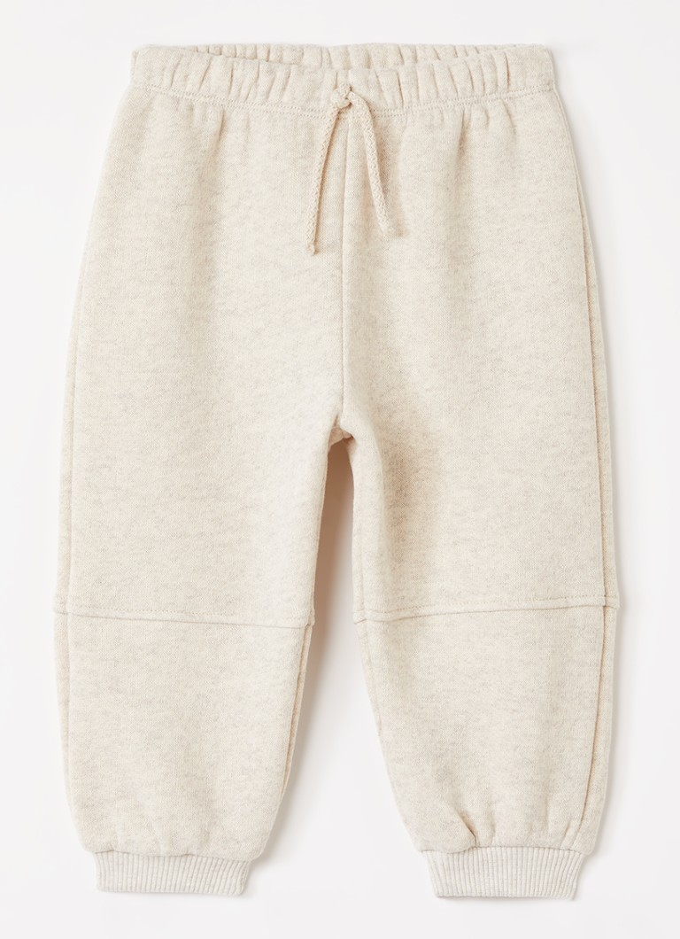 Play Up Meisjes Tapered fit joggingbroek met gemêleerd dessin in de kleur Creme, maat: 36M=98