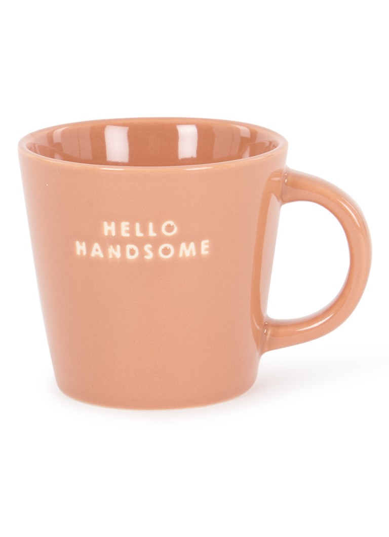 Vondels Hello Handsome kopje 25 cl Roestbruin - Deal