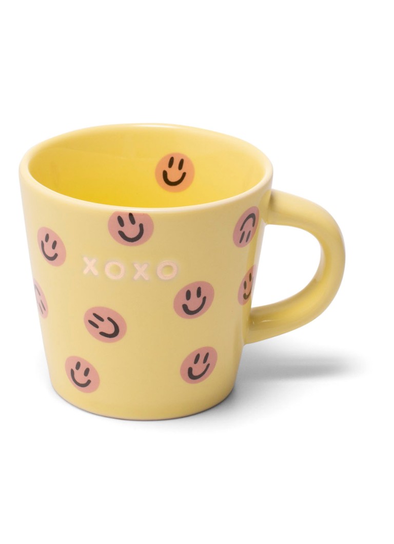 Vondels XOXO espressokopje 8 cl Geel - Deal