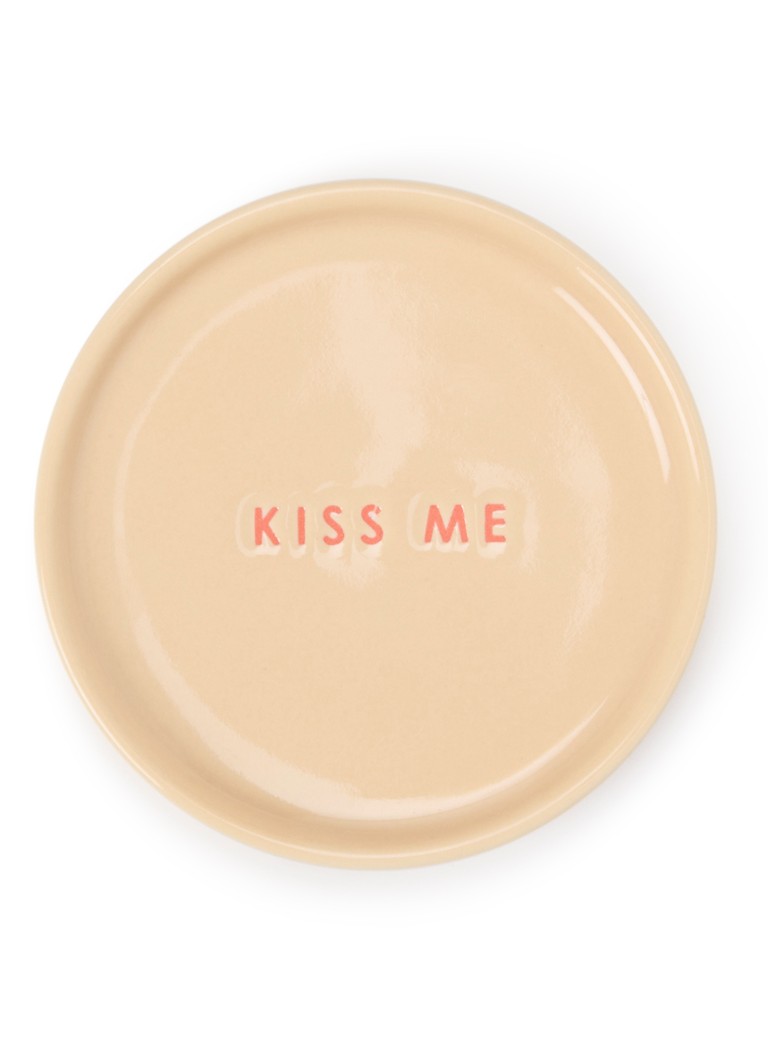 Vondels Kiss Me petit four bordje 8,5 cm Camel - Deal