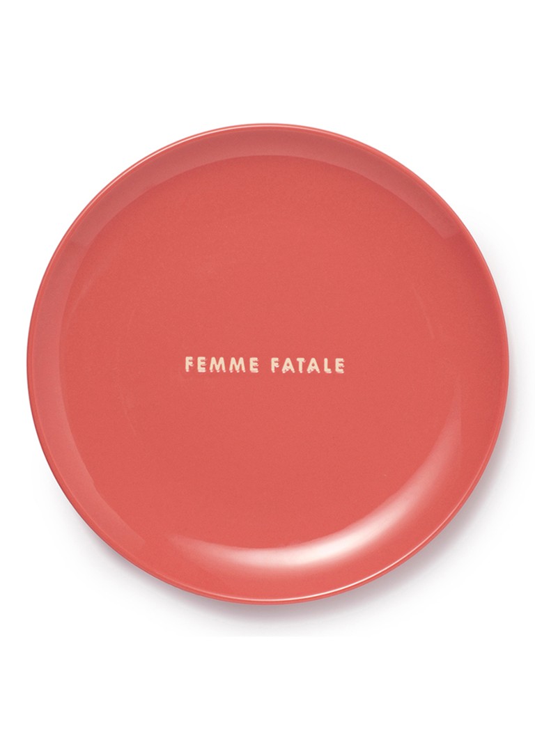 Vondels Femme Fatale ontbijtbord 22 cm Koraal - Deal