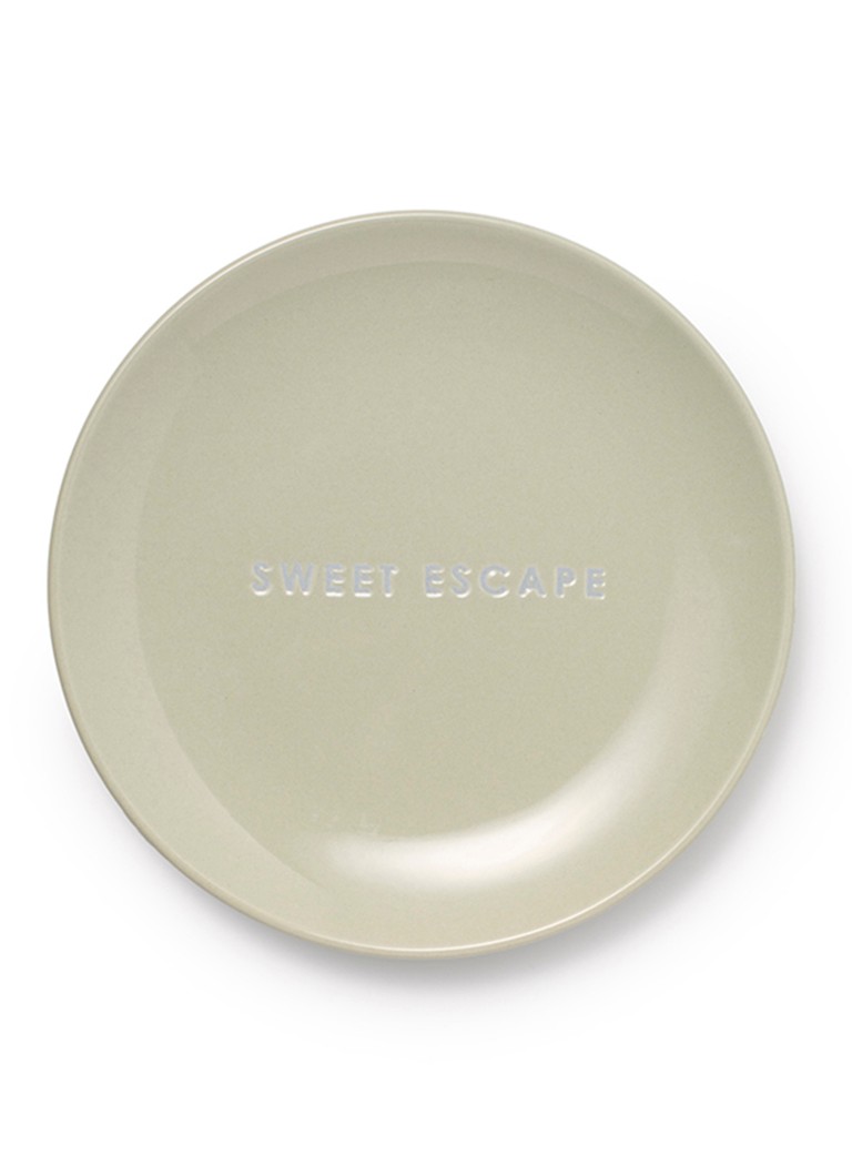 Vondels Sweet Escape gebaksbordje 16 cm Groen - Deal