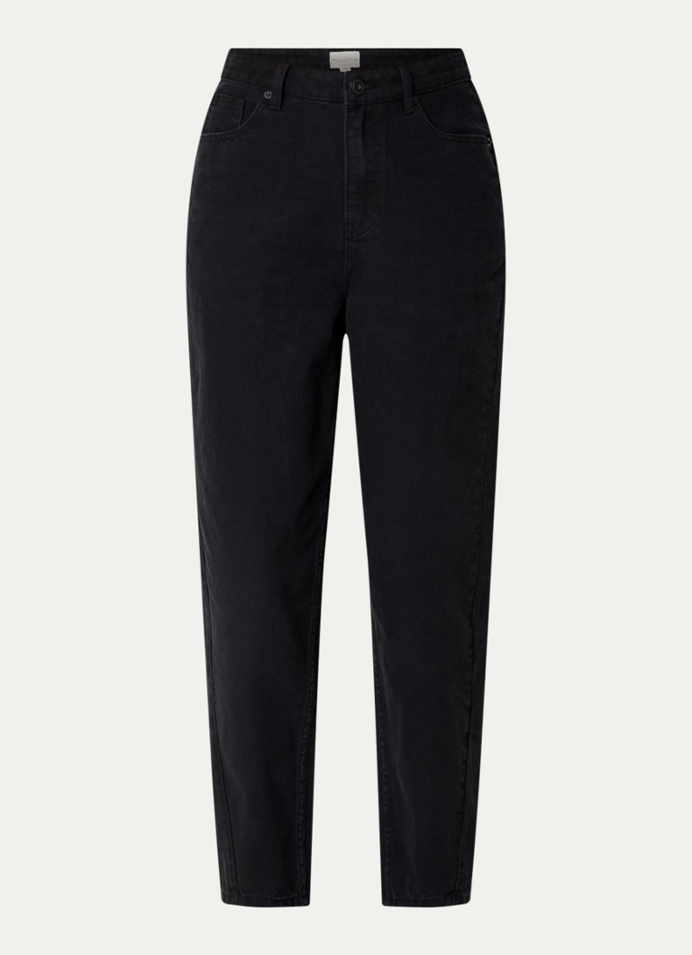 French Connection Dames Loren high waist tapered jeans met gekleurde wassing in de kleur Antraciet