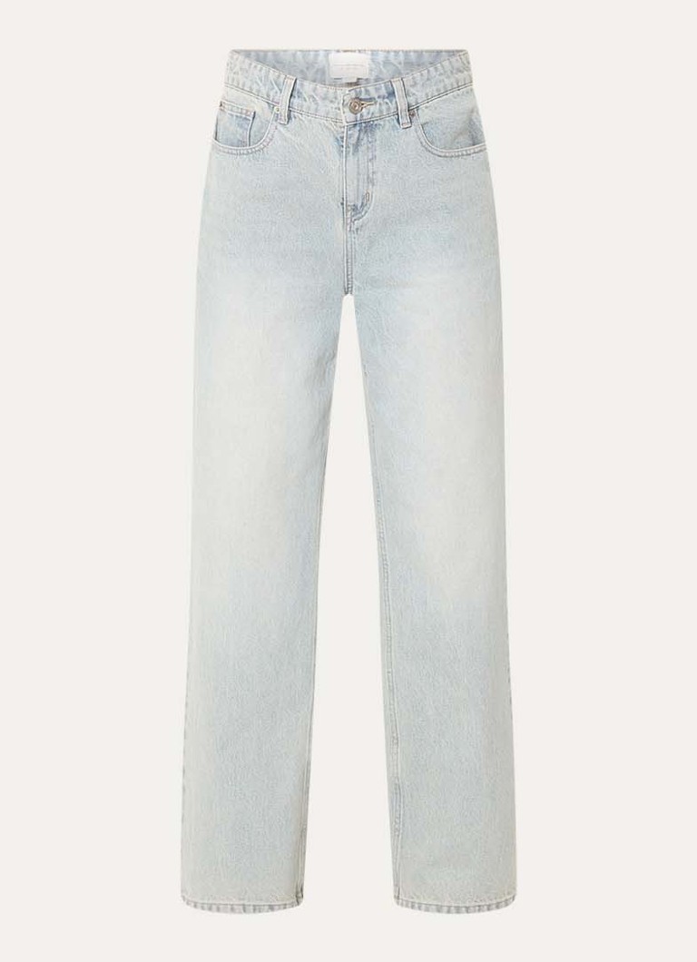 French Connection Dames High waist wide leg jeans met lichte wassing in de kleur Indigo