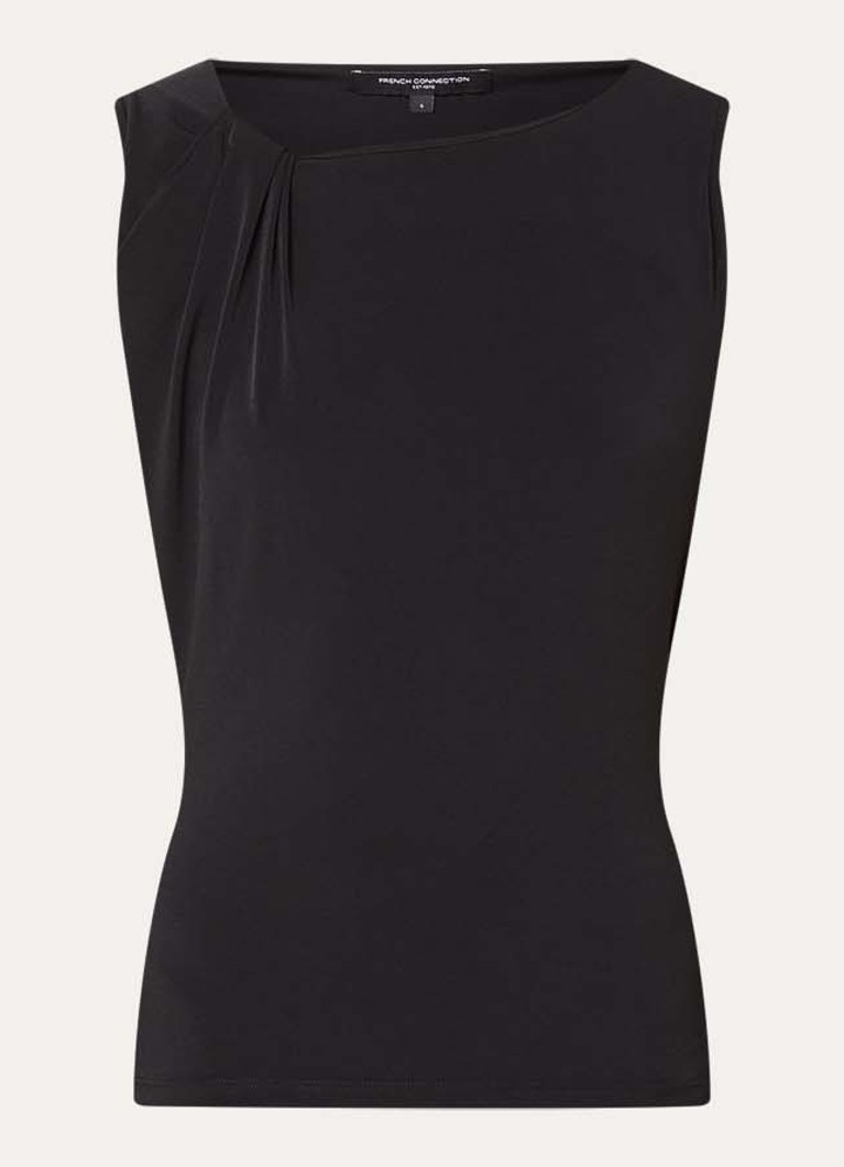 French Connection Dames French top met assymetrische hals in de kleur Zwart