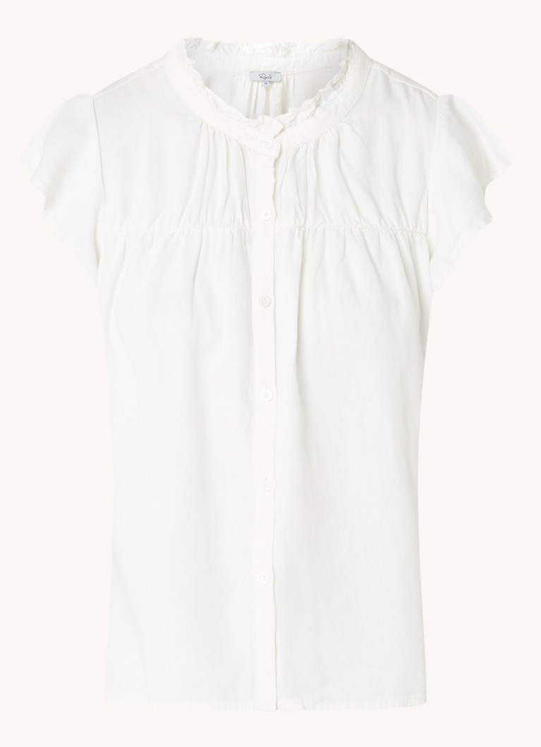Rails Dames Ruthie blouse met vlindermouw in de kleur Wit