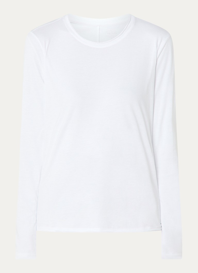 Rails Dames Longsleeve van katoen in de kleur Wit