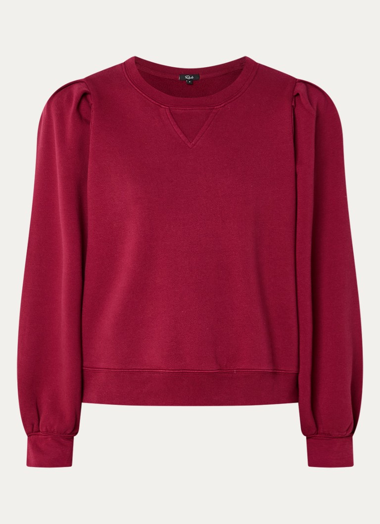 Rails Dames Tiffany sweater met ronde hals in de kleur Donkerrood