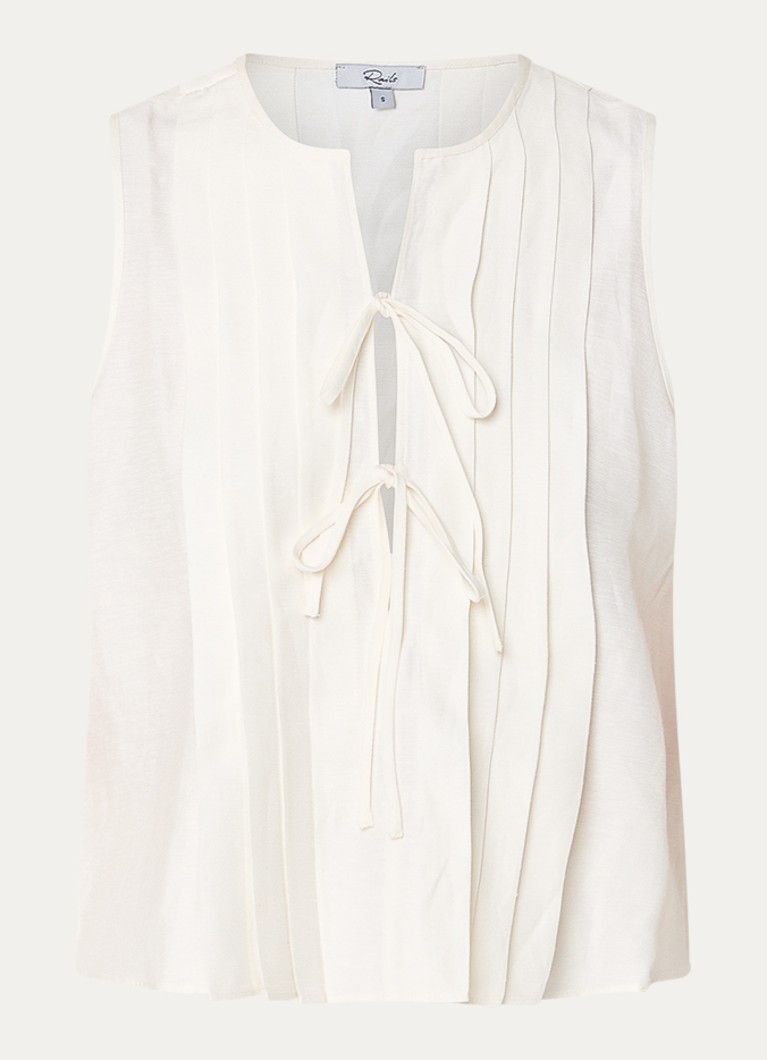 Rails Dames Top met cut-out detail in de kleur Gebroken wit