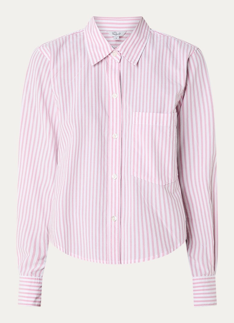 Rails Dames Ramy blouse met streepprint in de kleur Oudroze