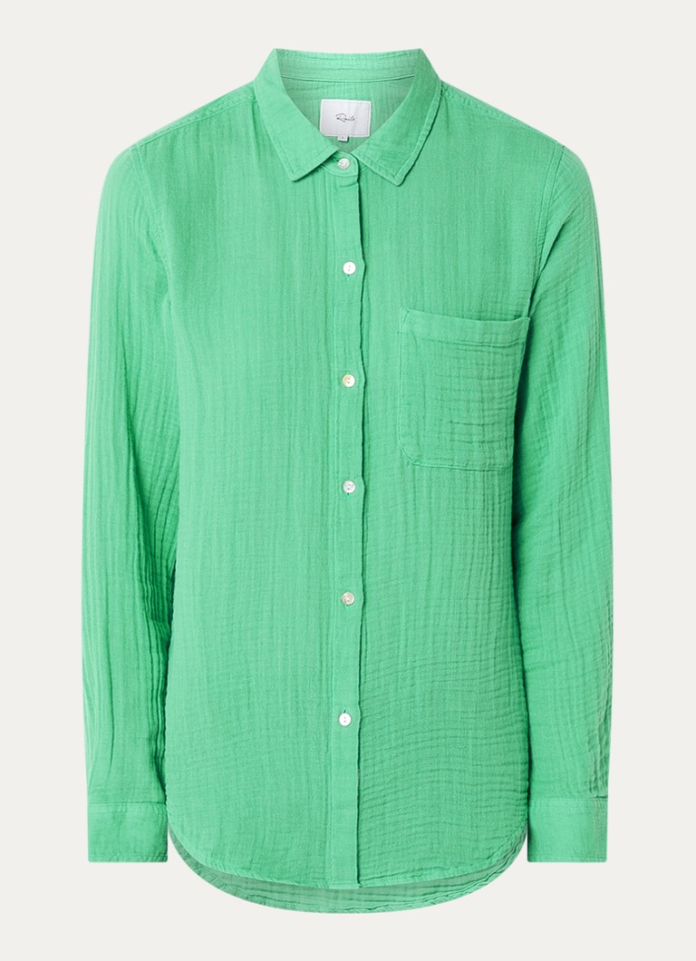 Rails Dames Ellis blouse met structuur in de kleur Groen