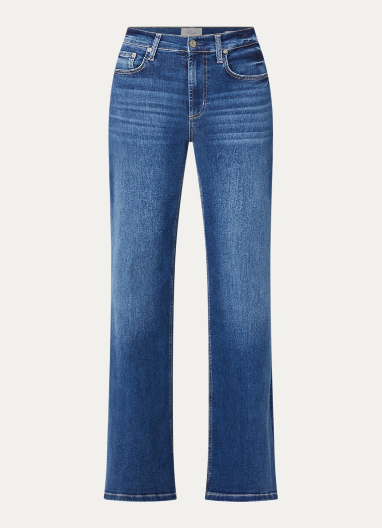 Rails Dames Mid waist flared fit jeans met medium wassing in de kleur Indigo