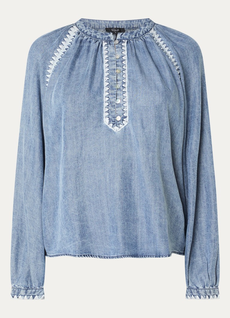 Rails Dames Tali tuniek van chambray in de kleur Blauw