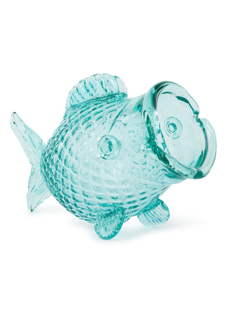 POLSPOTTEN Fat Fish decoratieve pot 24 cm Groen - Deal