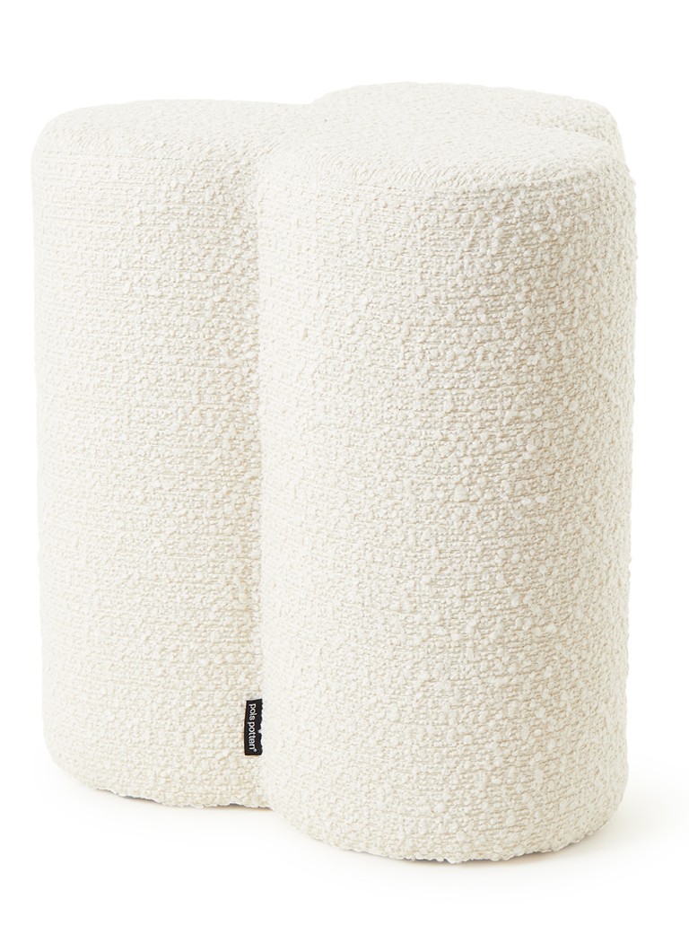 POLSPOTTEN Clover kruk 45 cm Gebroken wit - Deal