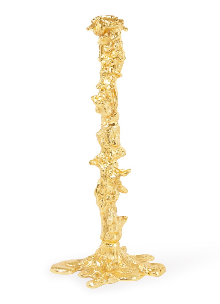 POLSPOTTEN Drip kandelaar 50 cm Goud - Deal