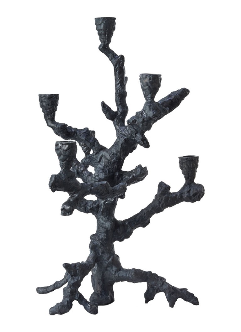 POLSPOTTEN Apple Tree kandelaar 53 cm Donkergrijs - Deal