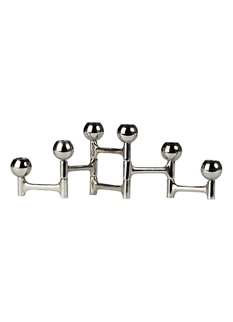 POLSPOTTEN Folding kandelaar 15 cm Zilver - Deal