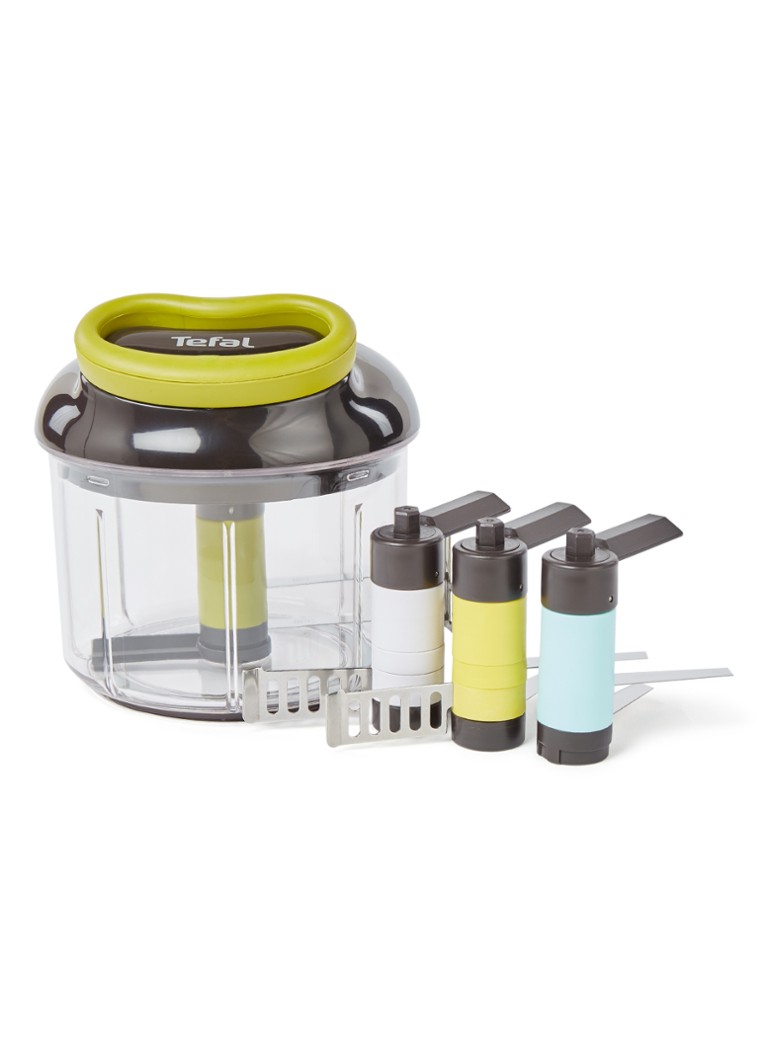 Tefal 5 Second Chopper hakmolen 900 ml K1321044 + 4 accessoires Transparant - Deal