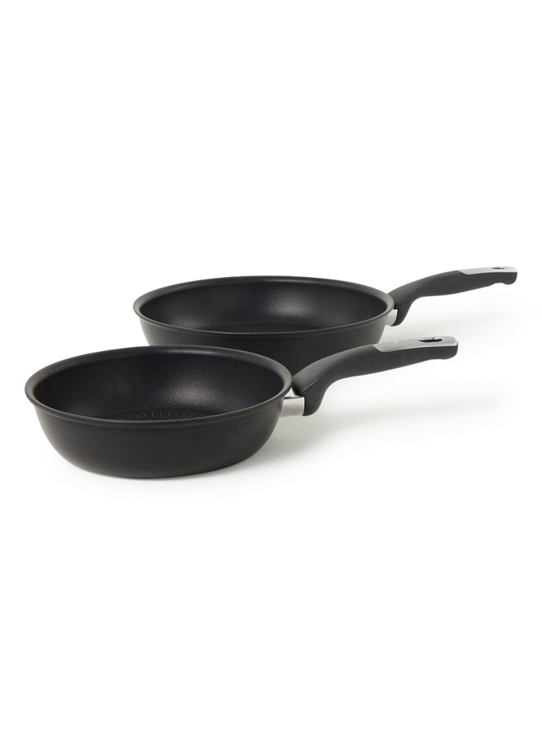 Tefal Unlimited pannenset 2-delig Zwart - Deal