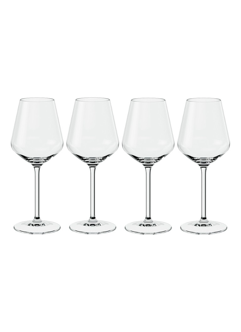 Villeroy & Boch La Divina witte wijnglas 38 cl set van 4 Transparant - Deal