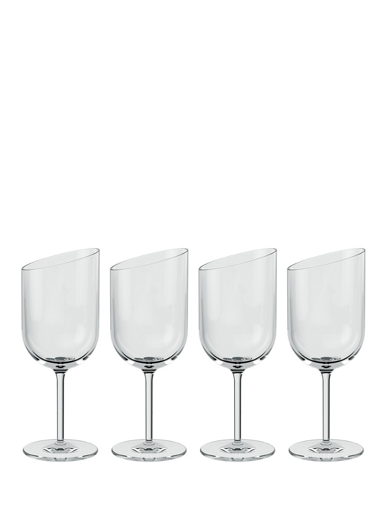 Villeroy & Boch NewMoon rode wijnglas 40,5 cl set van 4 Transparant - Deal