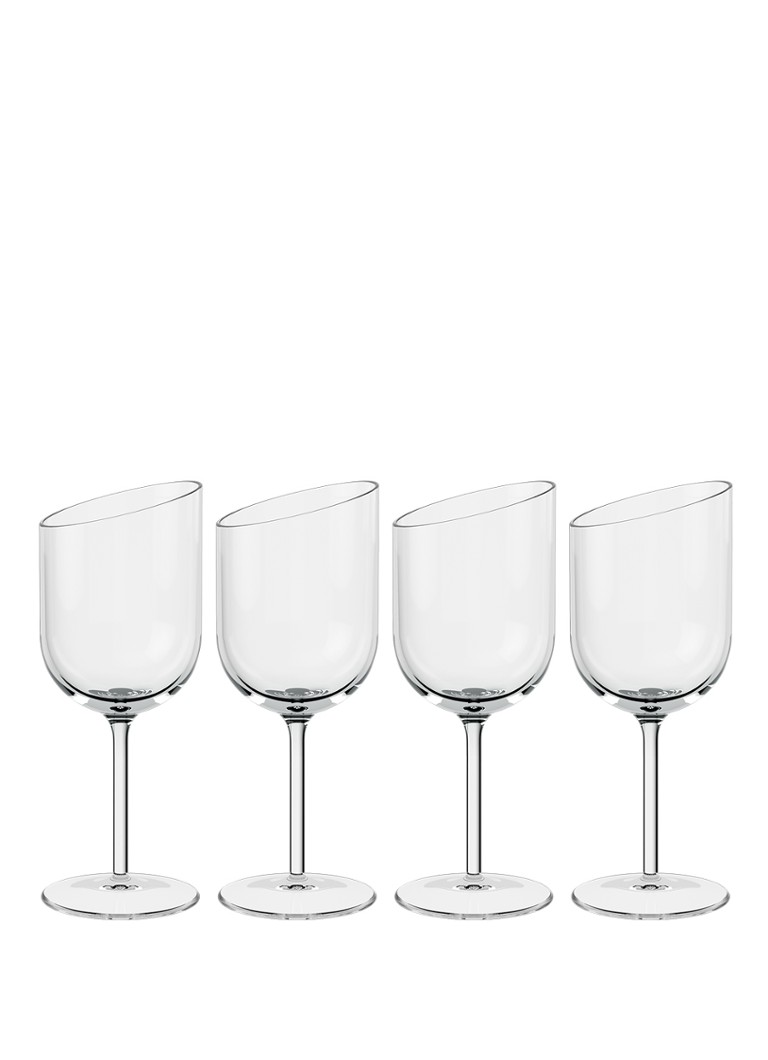 Villeroy & Boch NewMoon witte wijnglas 30 cl set van 4 Transparant - Deal
