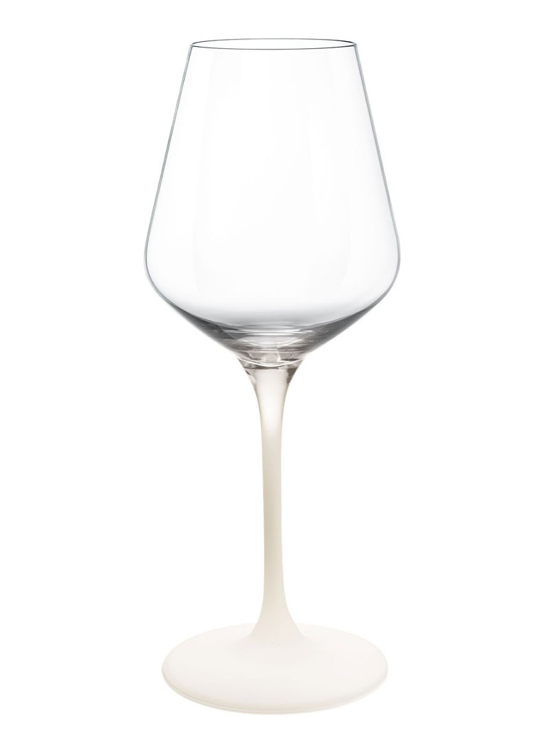 Villeroy & Boch Manufacture Rock blanc witte wijnglas set van 4 Transparant - Deal
