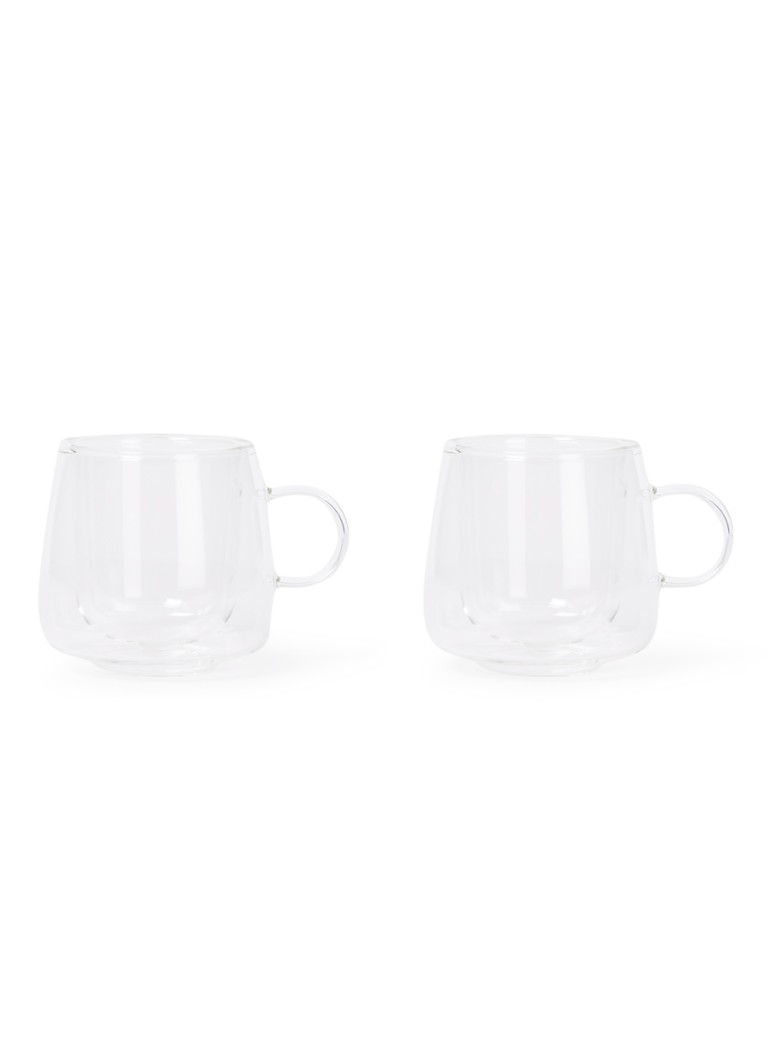Villeroy & Boch Dubbelwandig espressokopje 6 cl set van 2 Transparant