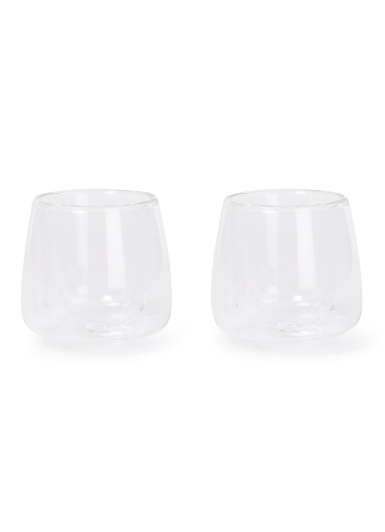 Villeroy & Boch Dubbelwandig espressokopje 6 cl set van 2 Transparant