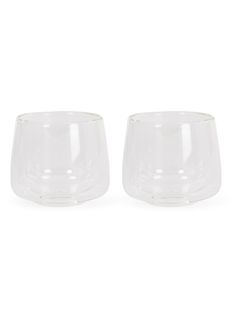 Villeroy & Boch Dubbelwandig kopje 18 cl set van 2 Transparant