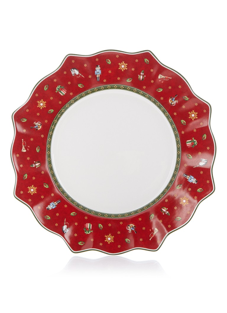 Villeroy & Boch Toy's Delight Kerst onderbord 31 cm Steenrood - Deal